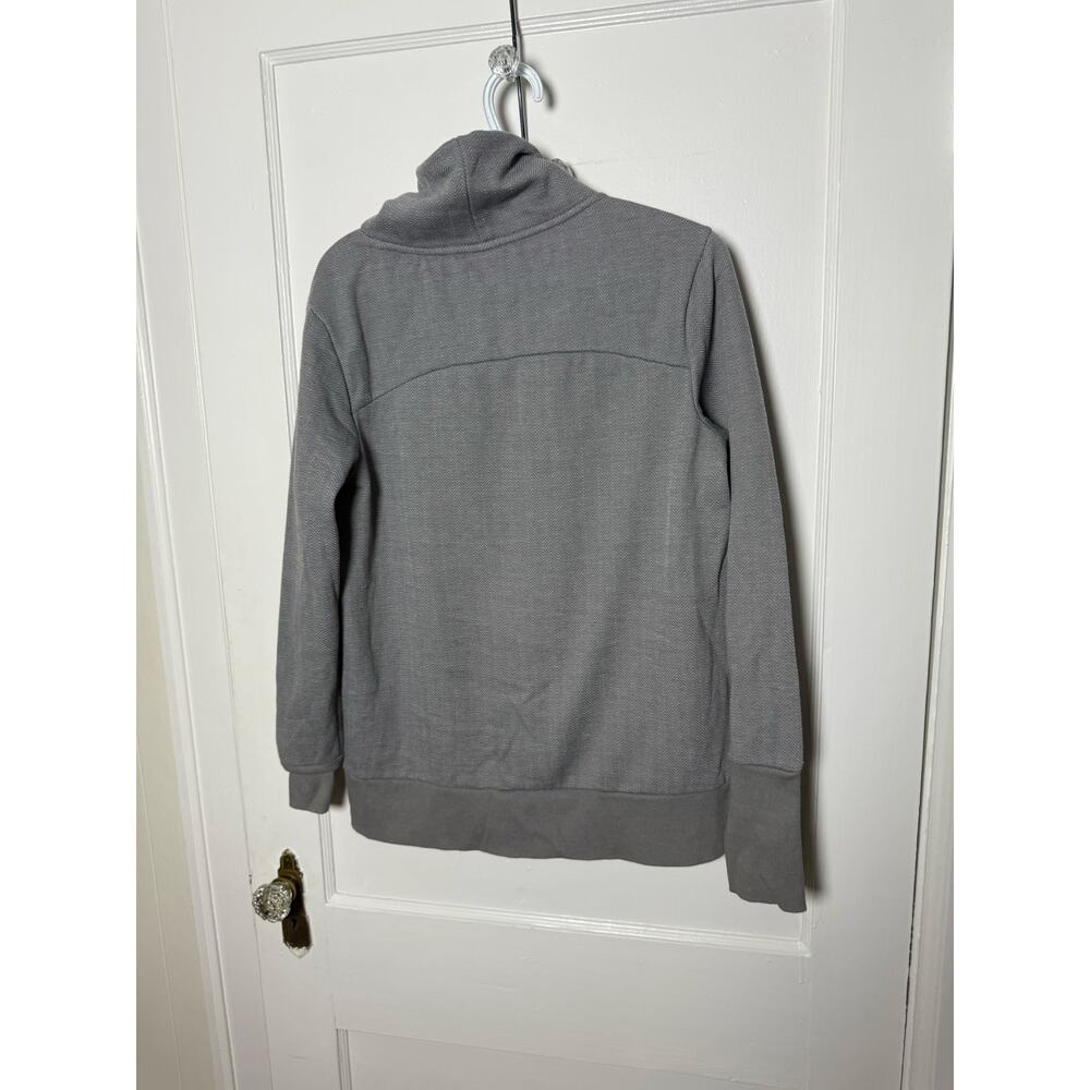 Avia Gray Minimalist Mock Neck Chic Athleisure Sweatshirt Size Women's XS - Picture 3 of 9